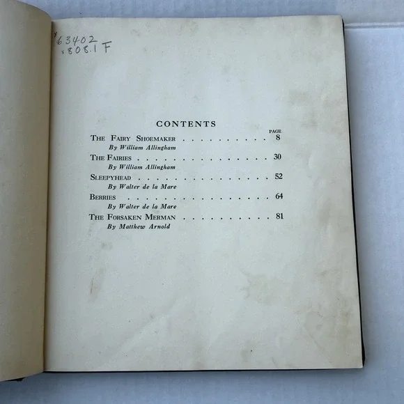 The Fairy Shoemaker Fairy Poems Boris Artzybasheff 1928 1st Ed. Illustrated Book - Picture 6 of 16